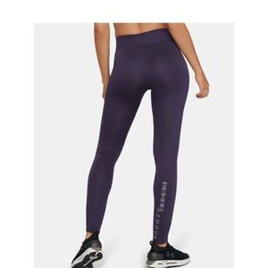 Plum Purple Under Armour Women's UA Cozy Graphic Leggings 1353145-595